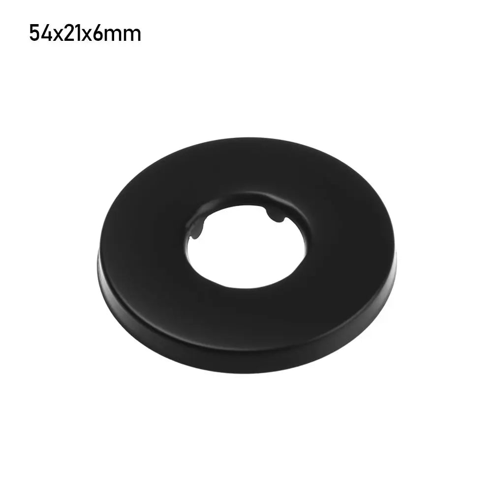 Black Shower Faucet Decorative Cover Stainless Steel Water Pipe Wall Covers Heat Resistant Durable Bathroom Kitchen Accessories