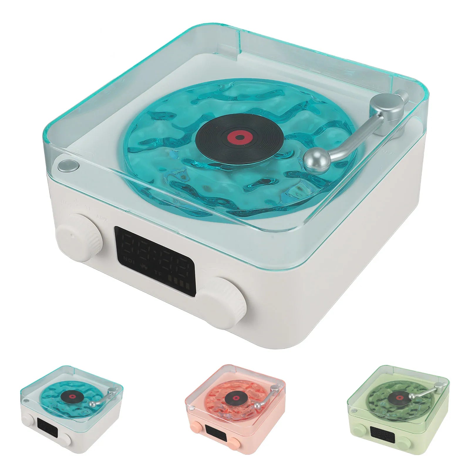Record Player  Speaker Stereo Sound Multifunction Support Memory Card Portable Bluetooth Speaker for Living Room