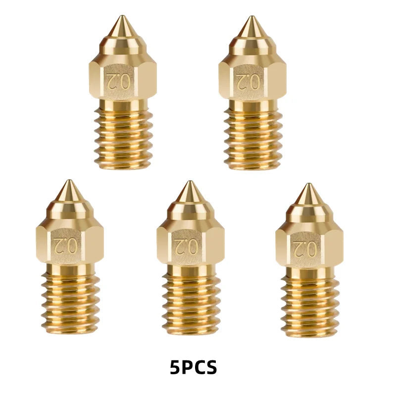 3D Printer High Speed Nozzle For ENDER 7 Spider Ender 3 V3 SE ender 5 S1 0.2 0.4 0.6 0.8 1.0mm 3D Printer Parts Nozzle 3/5/10pcs