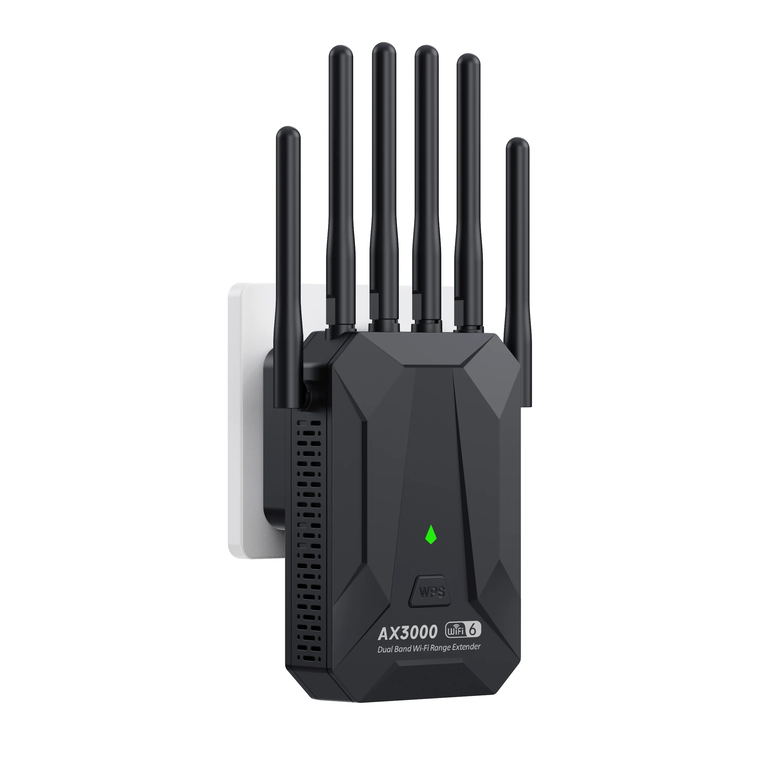 3000Mbps WiFi 6 Repeater WiFi Amplifier Network Expander Router Power Extender Booster 2.4G 5G 6 Antenna for Router Home Office