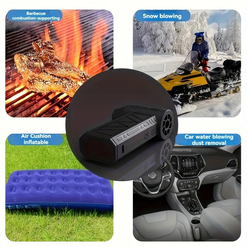 NEW X3 Violent Blower Turbo Jet Fan 130000RPM Handheld Brushless Motor 3nd Generation Wind Speed 52m/s industrial Duct Fan