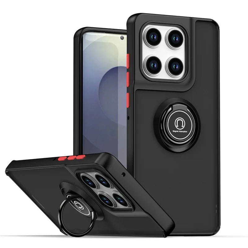 Shockproof Armor Case For Motorola Moto Edge 60 Fusion Edge60 Pro G05 G15 G35 G55 G75 G85 G56 G86 5G Magnetic Holder Ring Cover