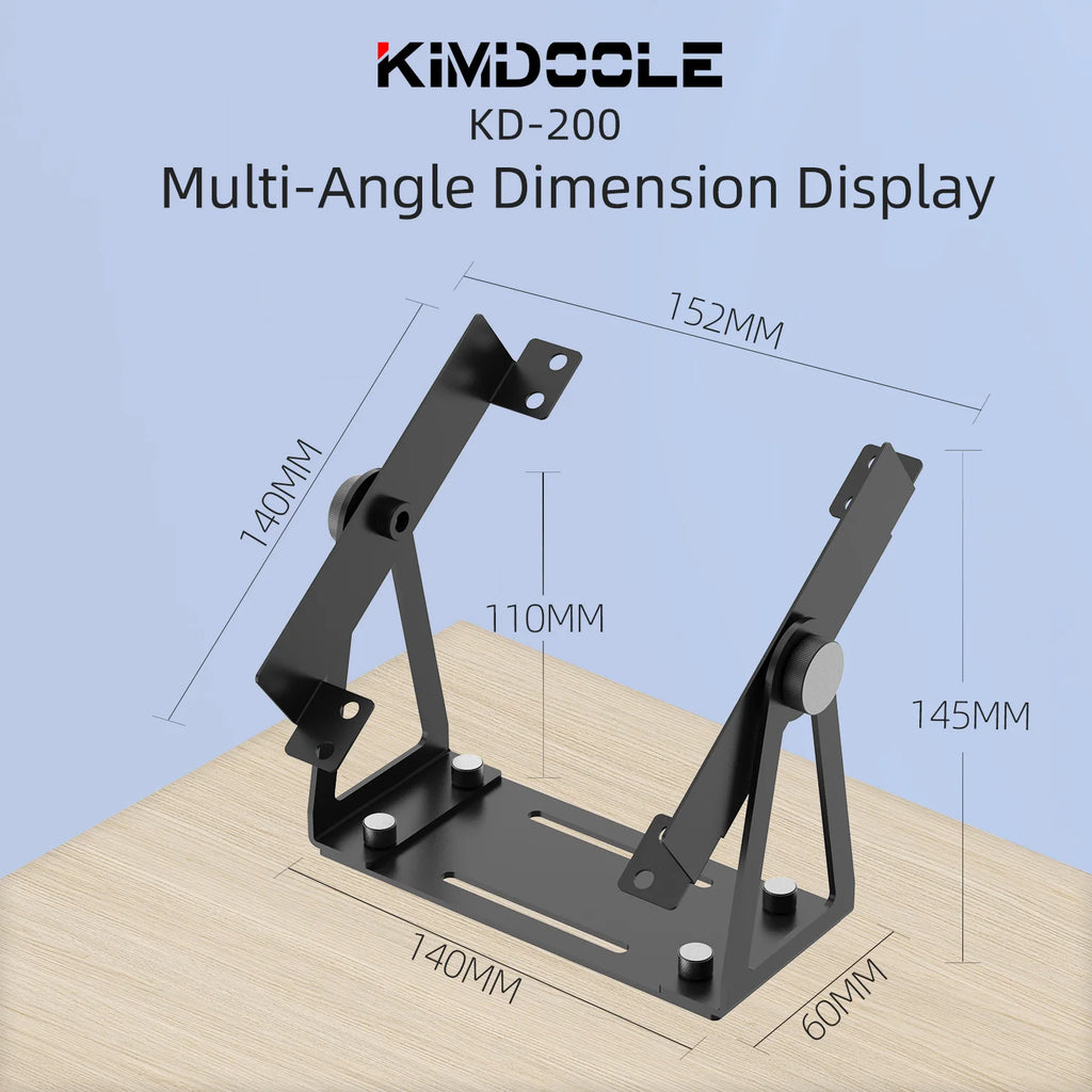 Multi-Purpose Desktop Fan Stand That 360 Degrees Rotation Suitable For 120mm And 140mm PC Cases External Cooling Fans