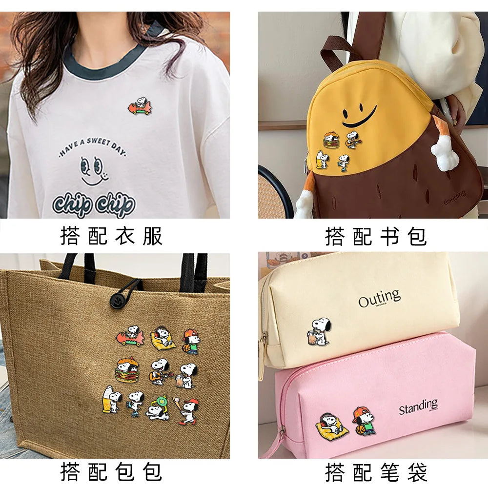 2026 Leisure and Sports Dog Cute Enamel Pin Set Cartoon Brooch Lapel Pins for Backpack Clothes Badge Cute Fans Gift