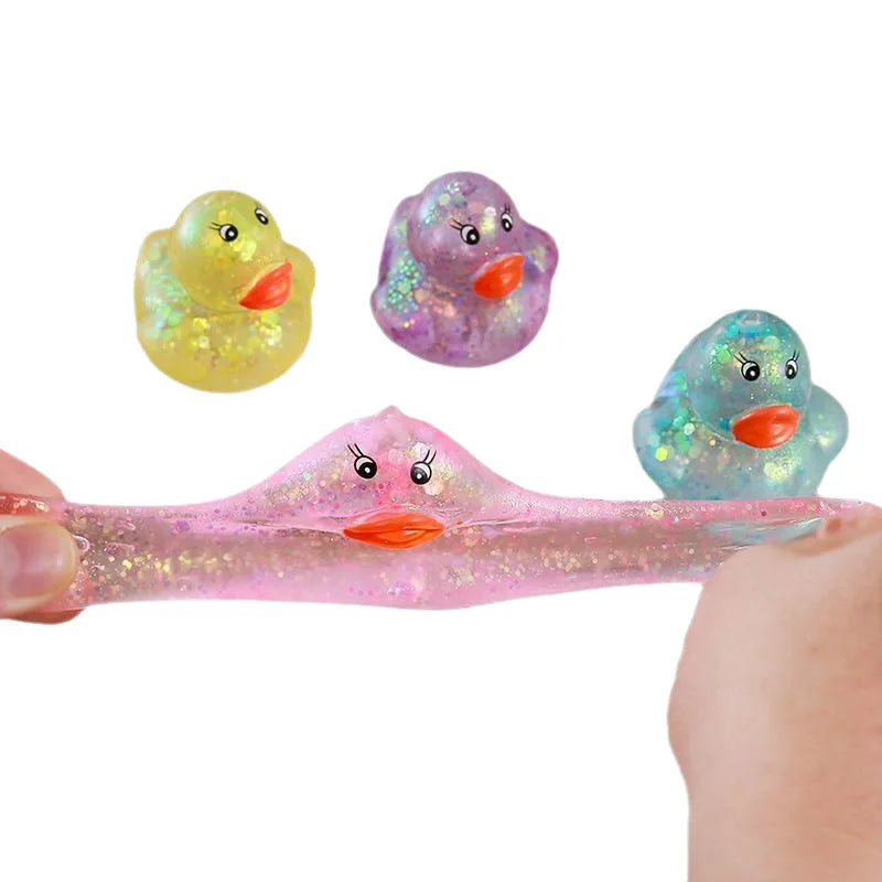 1PC maltose duckling pinch music decompression toy cute creative toy