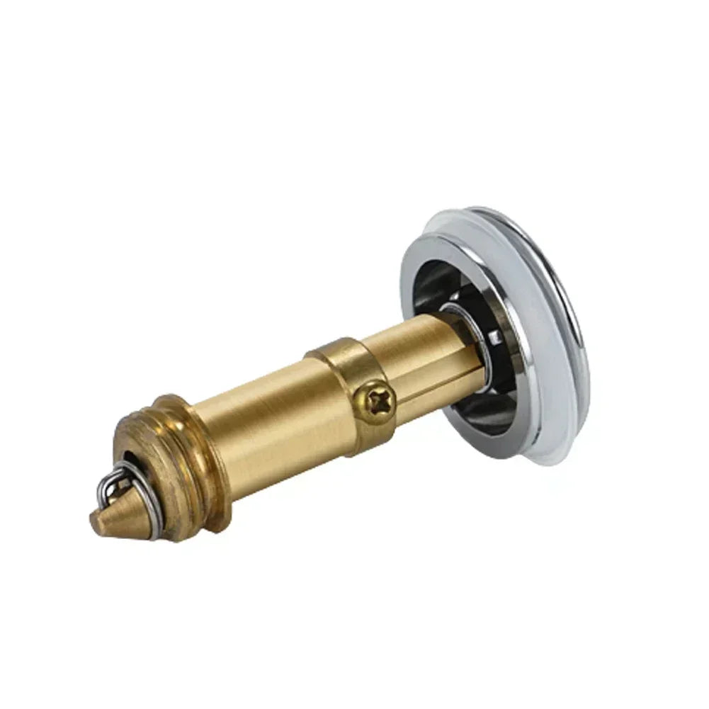 Stainless Steel Pop-Up Bounce Core Sink Drains Stopper Wash Basin Drain Filter Plug Bathroom Shower Hair Catcher Bathtub Tools