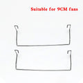 2PCS/lot 80/90/120MM Cooler Fan Buckle Computer CPU Cooling Fan Clips 304 Stainless Steel Wire Fastener Buckle Bracket