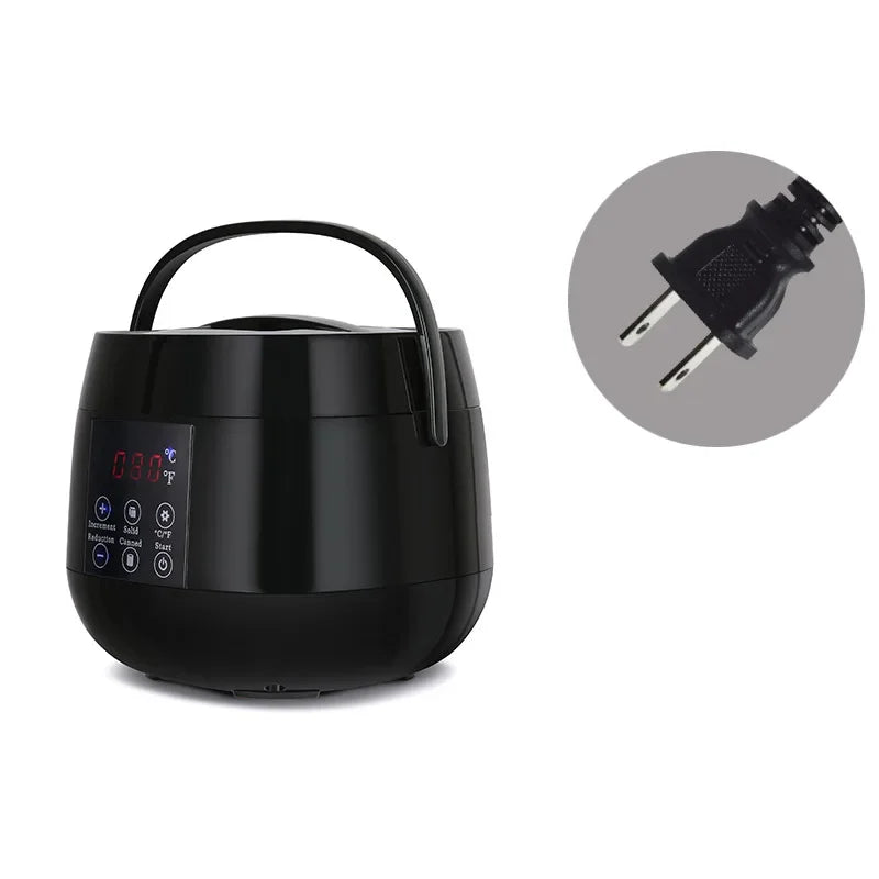 2026 New 500CC Wax Heater Warmer Hair Removal Wax Machine SPA Body Epilator Paraffin Wax Pot Smart LCD Temperature Display