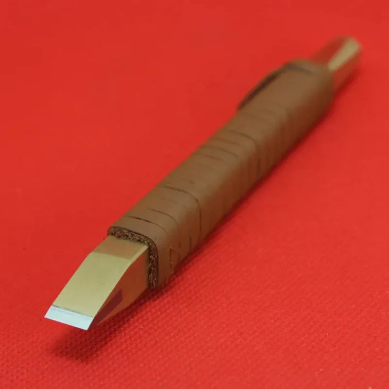 Pure Copper Rod Four Corner Tungsten Steel Seal Carving Knife Hard Alloy Woodworking Stone Carving Knife Engraving Hand Tool DIY