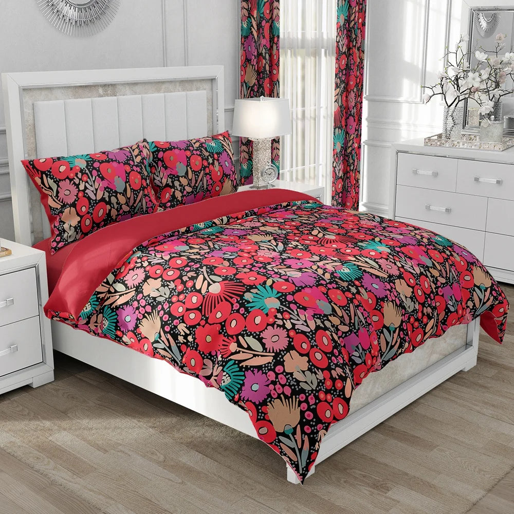 Nordic Linen Bedding set Duvet cover set King/Euro/240x220 size Bed Set Blanket/Quilt Covers for home Bedclothes bird