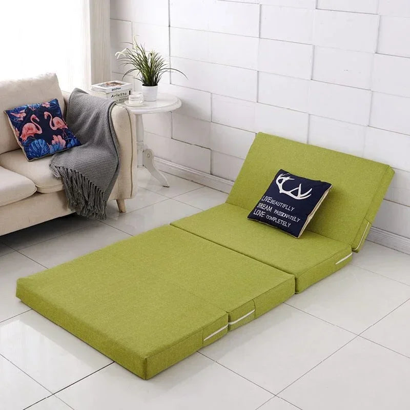 Simple Folding Mattress Foam Mat Tatami Yoga Pad Office Lunch Break Single Bed Furniture Foldable Sponge Mattresses