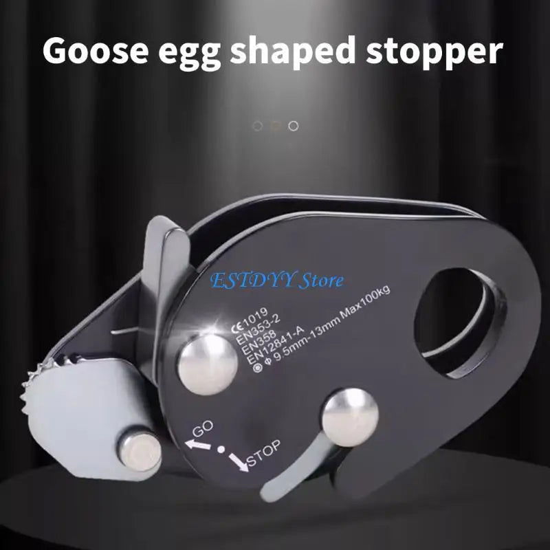 G6DE Professional Rope Grab Falling Arrestor Auto Lock Retarder Ascending Descender for Mountain Climbing