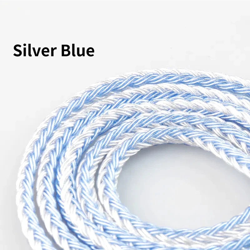KBEAR ST16 Crystal 16 Cores Upgrade Cable 5N Single Copper Silver-plated 2PIN/MMCX/QDC Earbuds Connector For KS1 Star River Lark