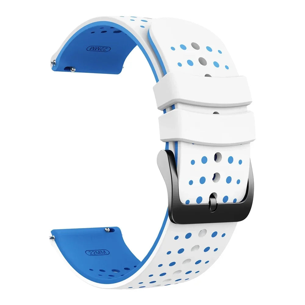 22mm Sport Slicone Strap For OnePlus Watch 3 2 2R 46mm Soft Bracelet For OPPO Watch X X2 4 Pro/Mi Watch 2 Pro S4 S3 S1 Watchband