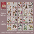 1pack/3pack Classic Literature Collection Handbook Series Literary Story Theme Sticker Book Character Collage 6 Designs