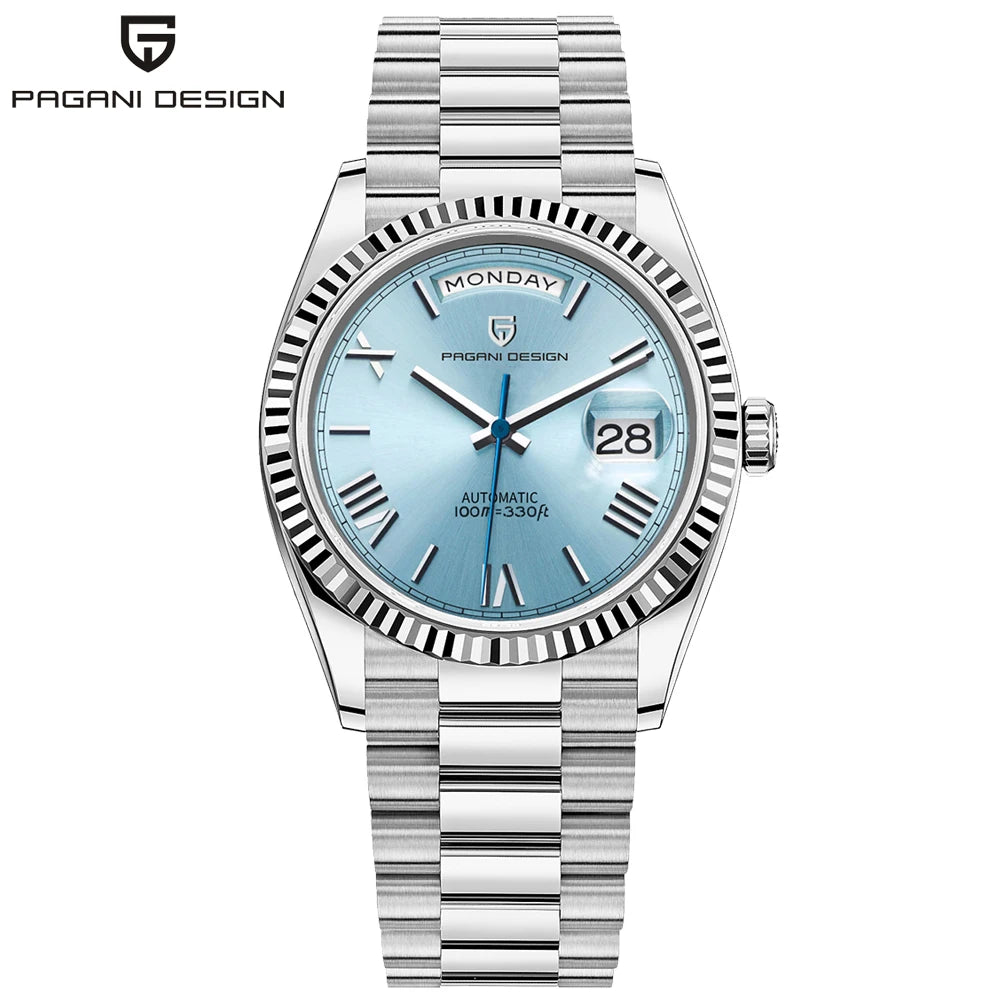 PAGANI DESIGN New Luxury Automatic Watch For Men Mechanical Wristwatch Sapphire crystal waterproof Stainless steel Men Watch