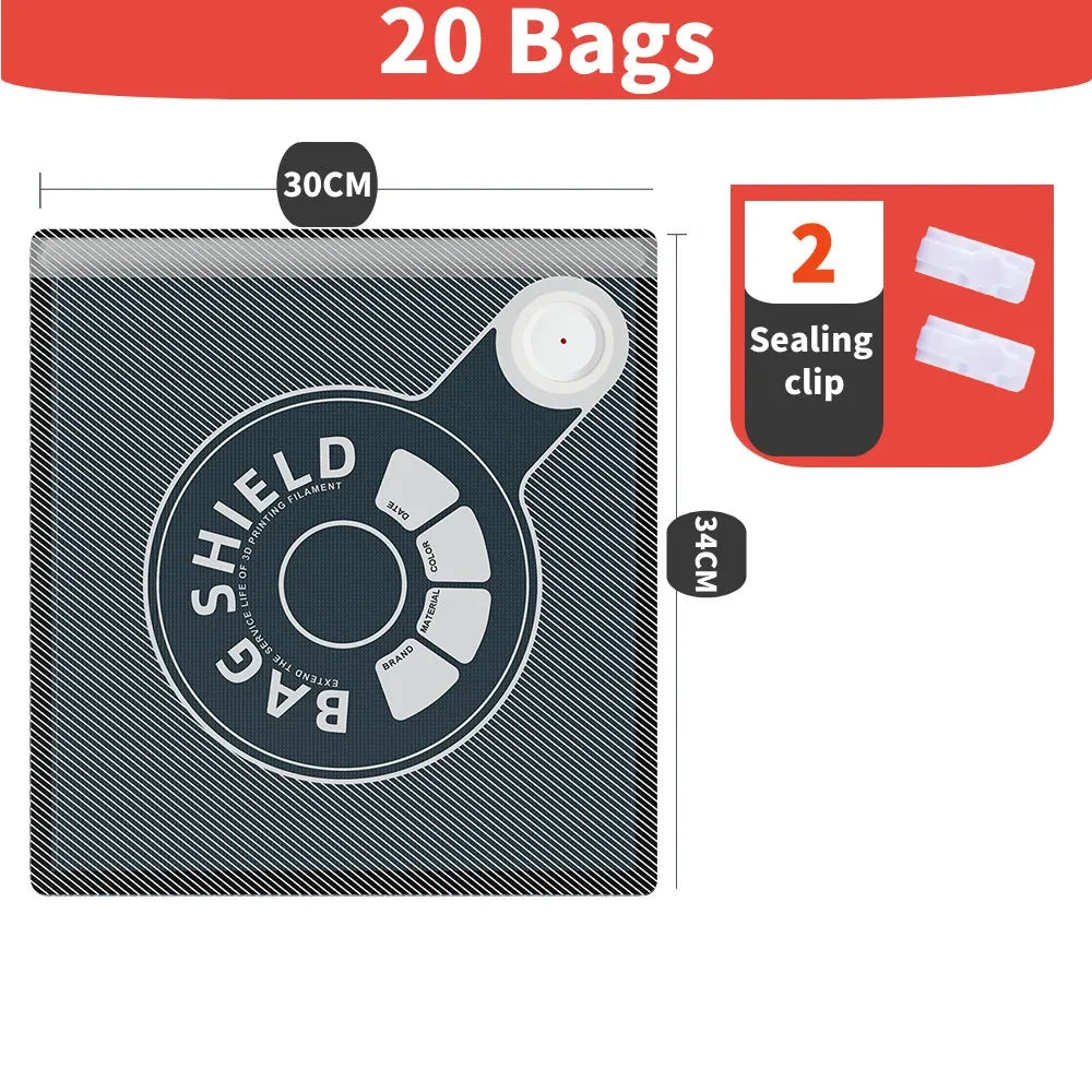 2.0 Upgraded Filament Storage Bag PLA ABS PETG Vacuum Bag Dryer Filament Safekeep Humidity Resistant Strong seal 3D Printer Part