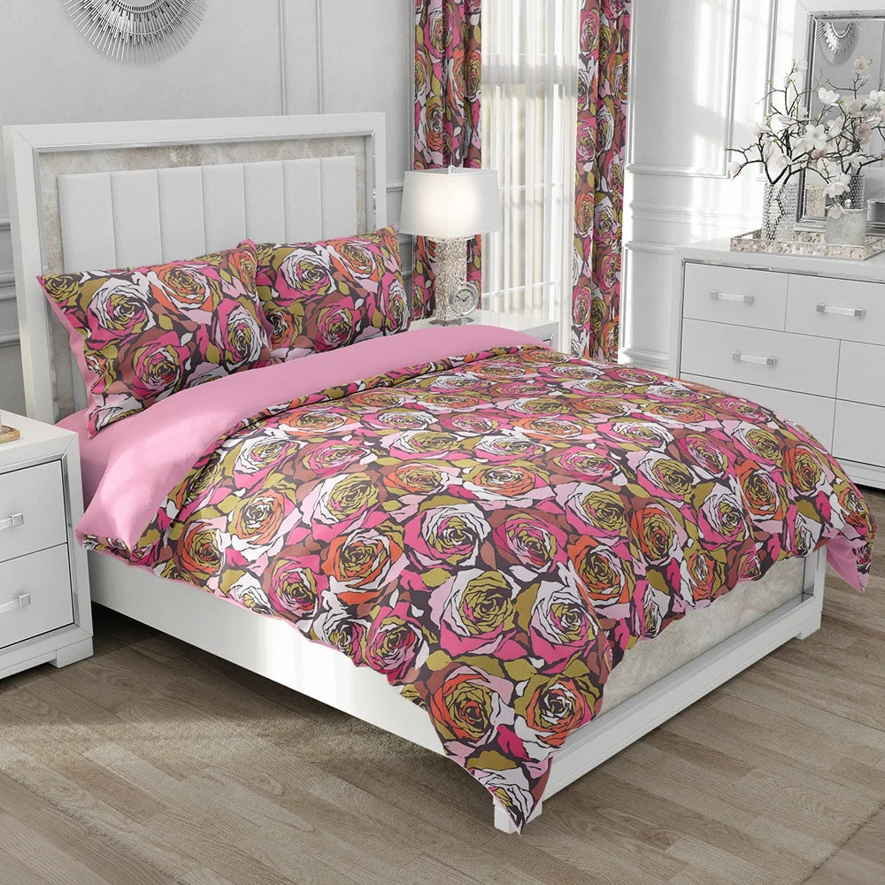 Nordic Linen Bedding set Duvet cover set King/Euro/240x220 size Bed Set Blanket/Quilt Covers for home Bedclothes bird
