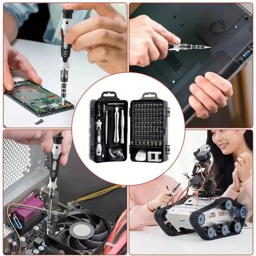 115-in-1 Precision Screwdriver Set with Magnetic Bits - Electronics Repair Tool Kit for Phone, Laptop, PC & DIY Projects