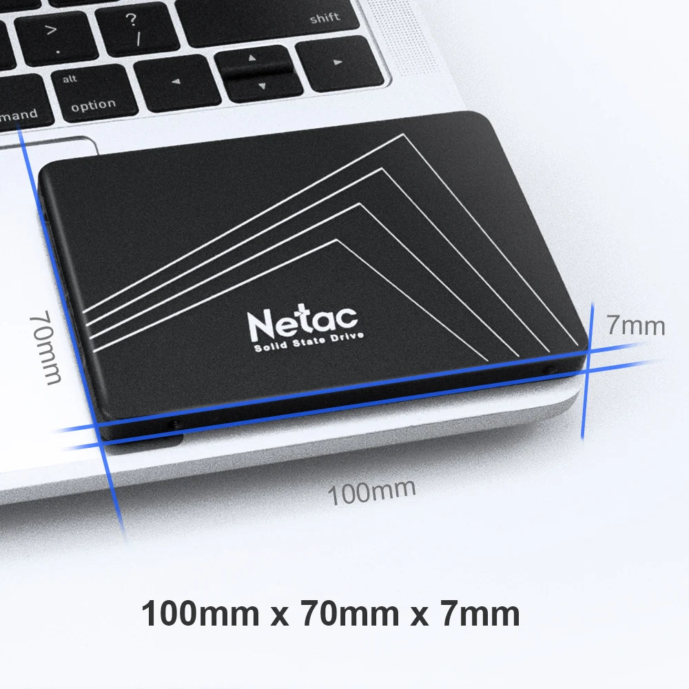 Netac SSD SATA 128G 256G 512G 1T 2T SSD 2.5 SATA3 HDD SSD Inch Internal Solid State Hard Drive Disk SSD for PC Laptop SSD