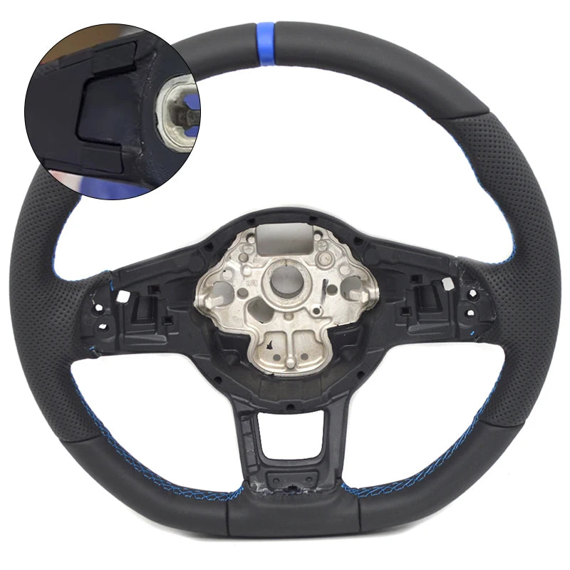 FOR Alcantara Steering Wheel Suitable for VW Golf 7 MK7 R GTI GTE GTD Passat B8 Tiguan MK2 Jetta with Shift Paddles, Car Access