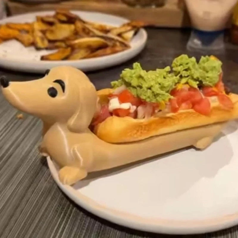 Dachshund Tray Funny Hot Dogs Sushi Serving Tray Candy Dish Dachshund Dinner Plate Cute Shaped Sandwiches Puppy Dinnerplate