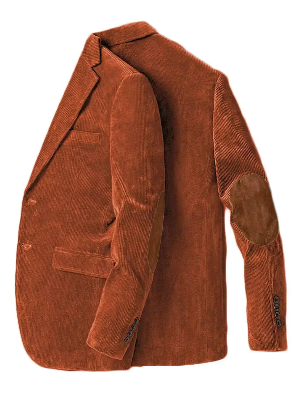 Men's Corduroy Blazer Single Breasted Men's Jacket with Elbow Patch Business Casual Jacket suit pants Spring Fall Sport Coats