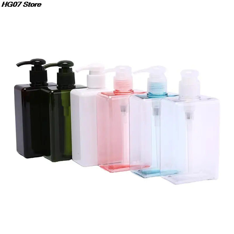 1PC 280ml Portable Travel Pump Soap Dispenser Bathroom Sink Shower Gel Shampoo Lotion Liquid Hand Soap Pump Bottle Container