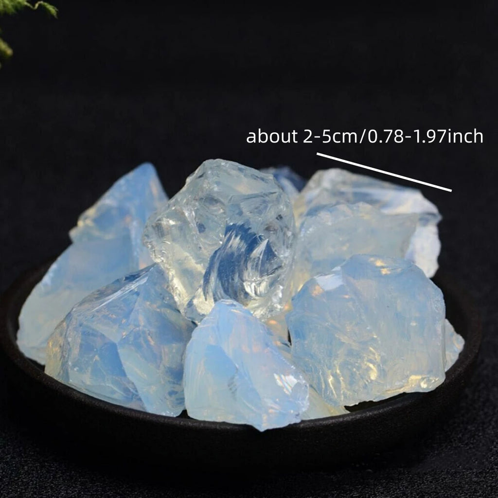 40g/120g/240g Natural Opal Rough Stone, Irregular Mineral Specimen, Diffuser stone, Fish Tank Garden Bonsai Home Decoration Gift