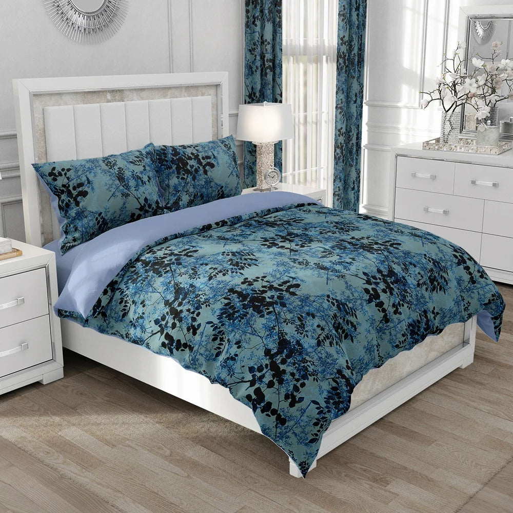 Nordic Linen Bedding set Duvet cover set King/Euro/240x220 size Bed Set Blanket/Quilt Covers for home Bedclothes bird