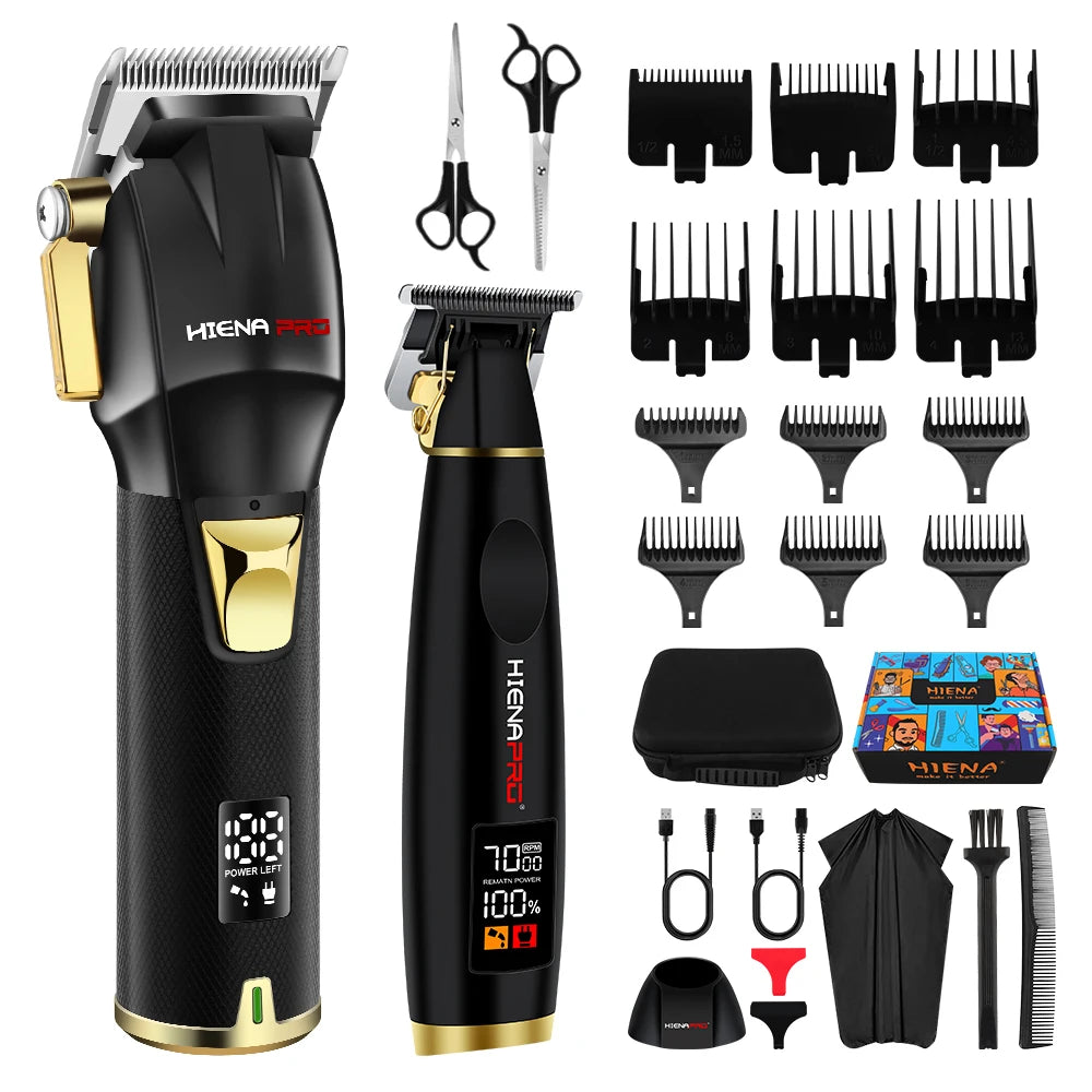 hiena hair cutting Wireless Adjustable Electric Hair Clipper Men's Professional Rechargeable Beard Hair Trimmer Hair Clipper