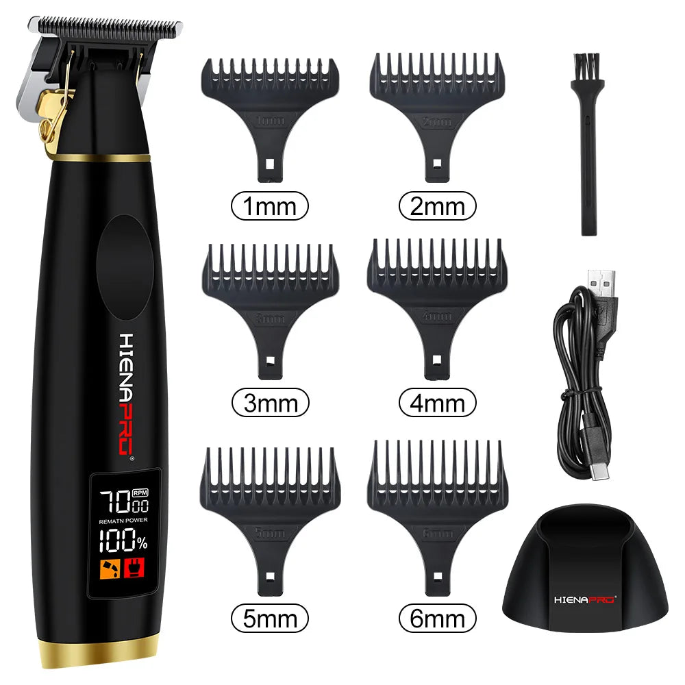 hiena hair cutting Wireless Adjustable Electric Hair Clipper Men's Professional Rechargeable Beard Hair Trimmer Hair Clipper