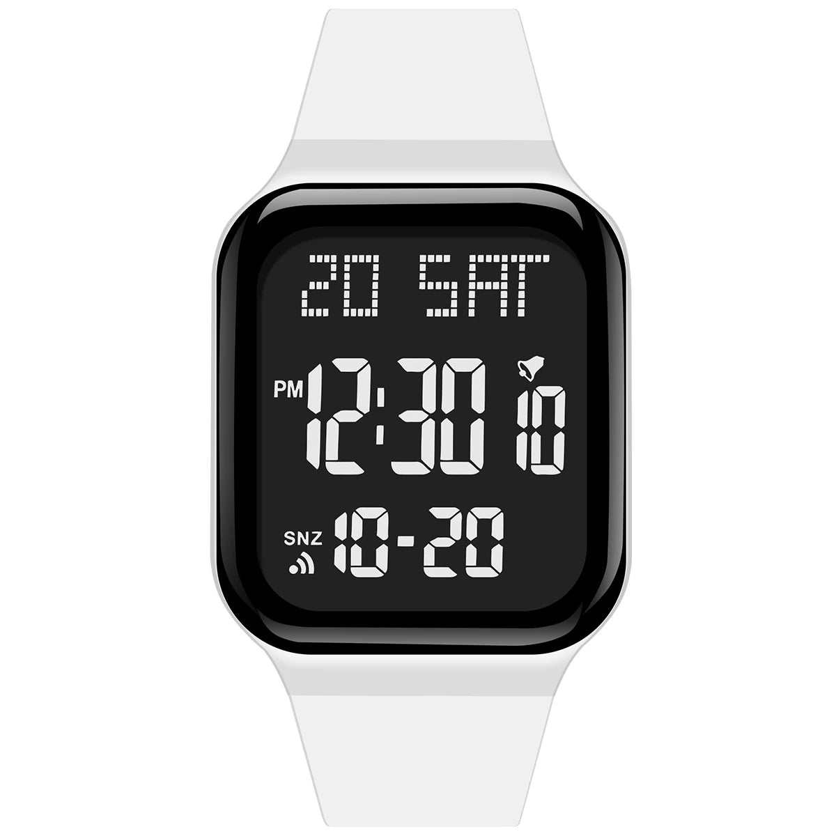High School Student Men's Sports Watch Multifunctional Waterproof Alarm Watch LED Digital Electronic Watch Couple Watch