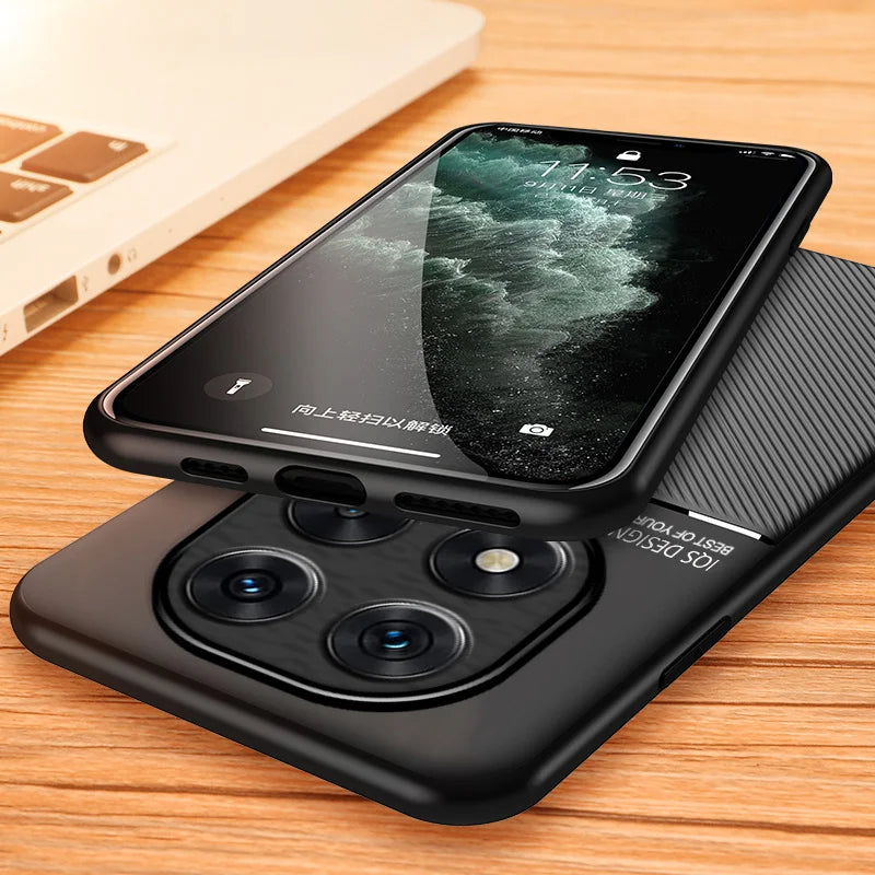 For Xiaomi Poco X7 5G Case Leather Soft Silicone Bumper Coque For Pocco Poko Little X7 X 7 PocoX7 Car Magnetic Holder Back Cover