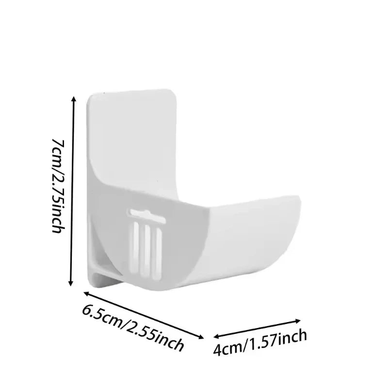 Wall Mounted Trash Bag Holder Plastic Waste Bag Dispenser Rack Self-adhesive Storage Shelf Holder For Kitchen Bathroom Organizer