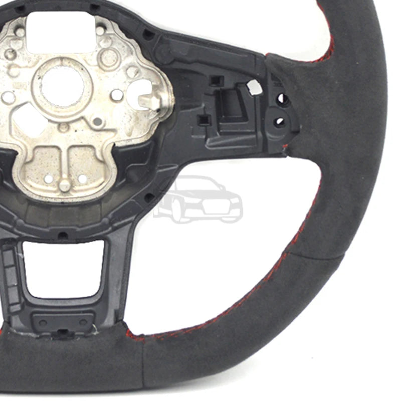 FOR Alcantara Steering Wheel Suitable for VW Golf 7 MK7 R GTI GTE GTD Passat B8 Tiguan MK2 Jetta with Shift Paddles, Car Access