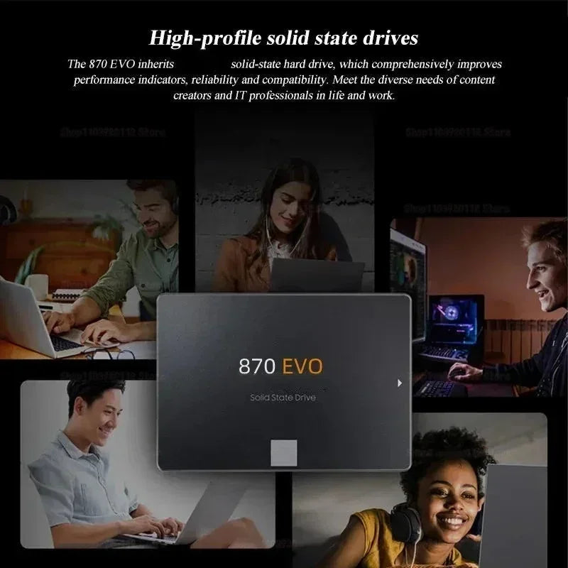 Original SATA Portable External SSD Hard Drive 3 Interface High Speed Large Capacity Storage for Laptops Desktops Phones