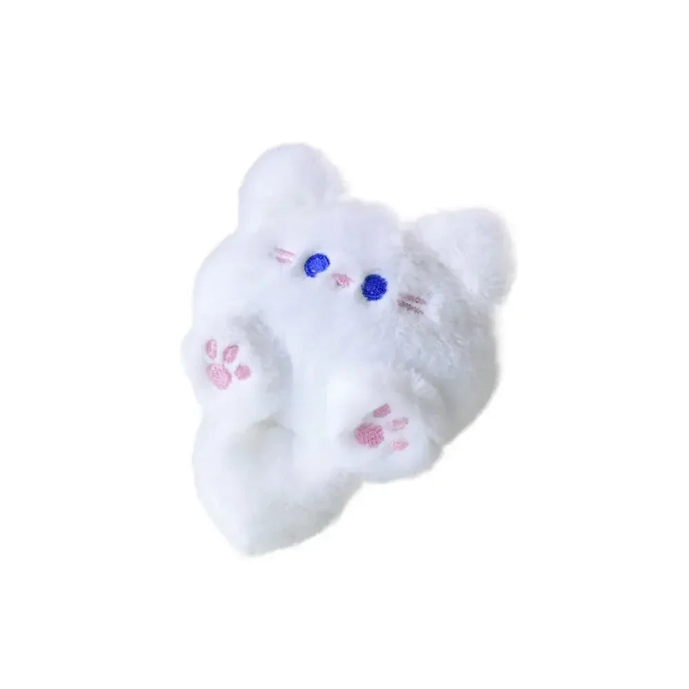 Kawaii Soft Stuffed Animal Little Cat Keychain Plush Bag Car Pendant Keychain DIY Trinket Kids Stuffed Animal Toys