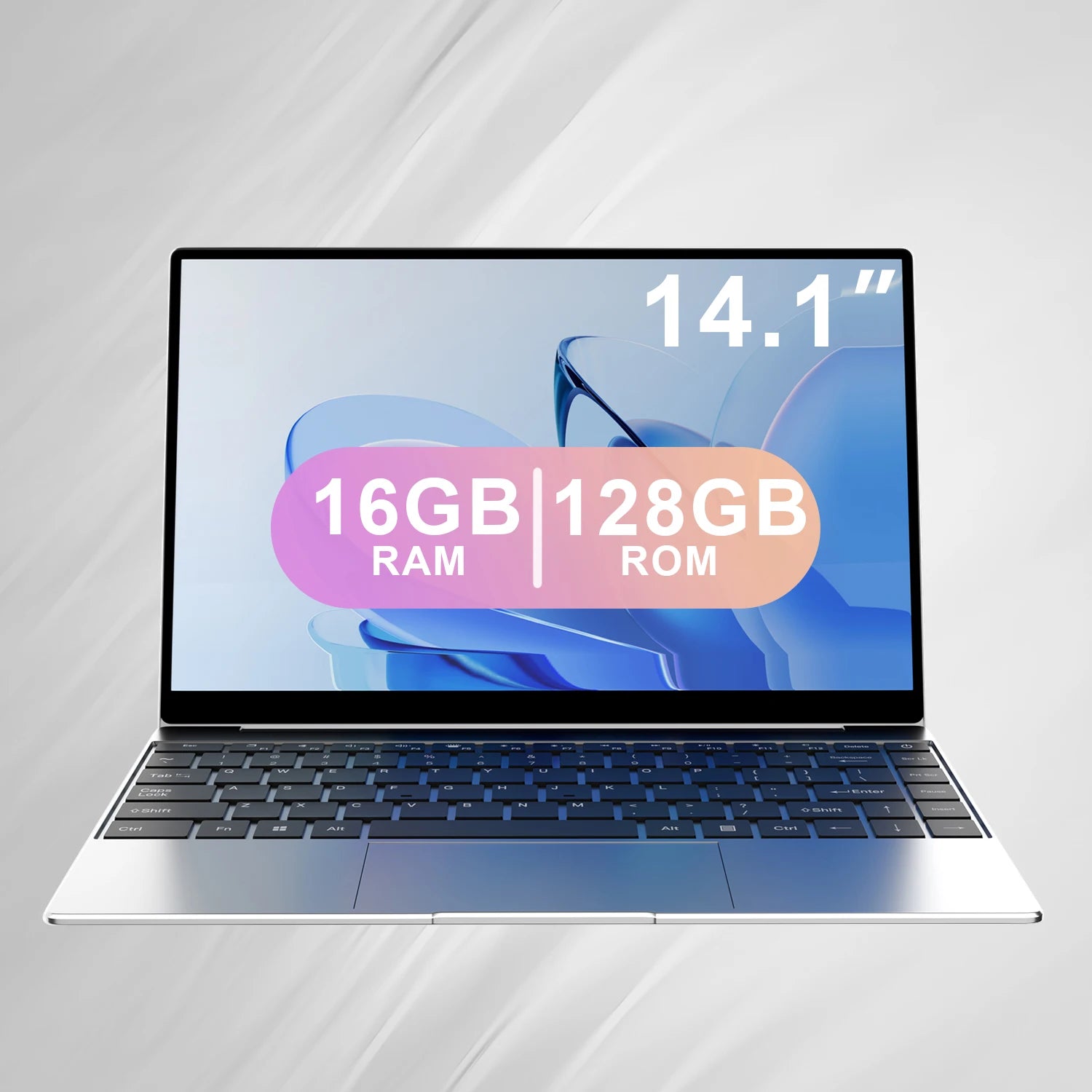 Ultra Slim Laptop 14.1" 16GB RAM 2TB SSD Intel N3700 Notebook Windows 11 Pro 1920*1080 Display Office Study Computer PC