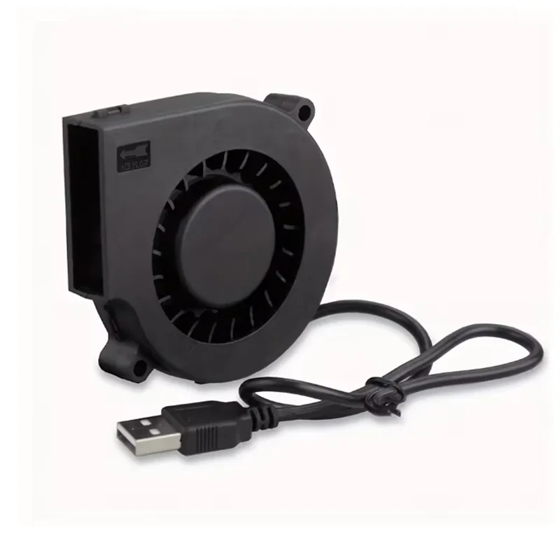 75mm USB Fan Cooling Turbo Blower Brushless 3D Printer 7515 For Extruder DC Cooler Power Inverter Air Pump PC CPU