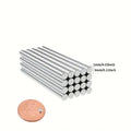 Mini 3mmX1mm Small Round Magnet 0.118 "x0.039" Magnet, Magnet 3 * 1mm Suitable for Sticker Fasteners, Office, Refrigerator