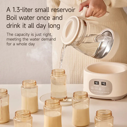 1300ml Electric Kettle Baby Constant Temperature Milk Regulator Multifunctional Electric Kettle 72h Thermostatic Kettle EU 220V