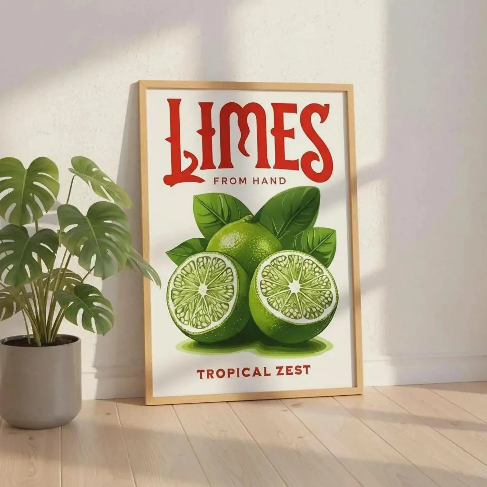 Retro Limon Cello Lemon Fruit Canvas Print Positano Lemon Strawberry Fruit Market Poster for Modern Bedroom Kitchen Home Decor