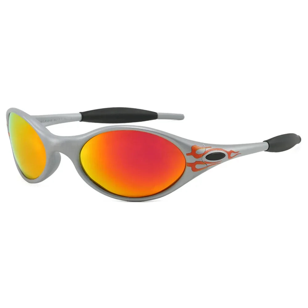 2026 Y2k Euro-american Polarized Sunglasses For Men And Women Tr Retro Oval Round Frame Outdoor Cycling Driving Sunglasses.