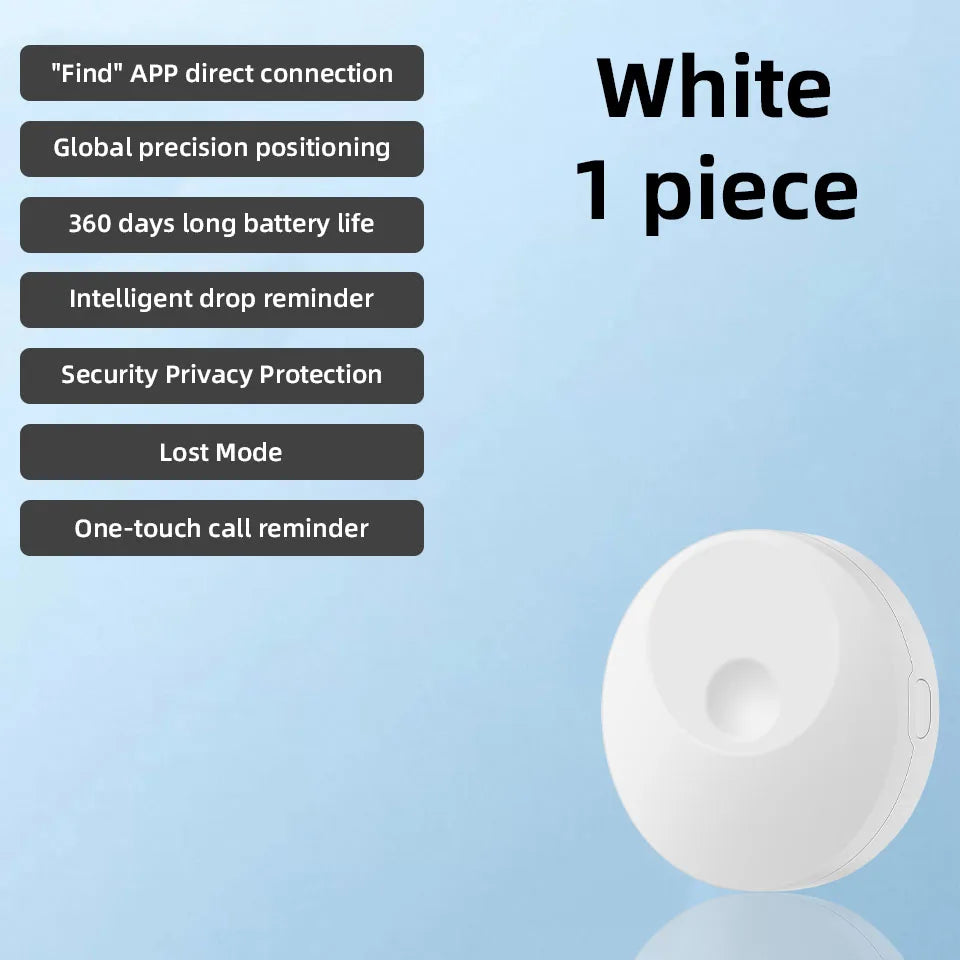 GPS Tag Tracker Find My Mini Bluetooth GPS Long Standby Time Global Accurate Positioning Anti-lost Device Two Colors Available ﻿