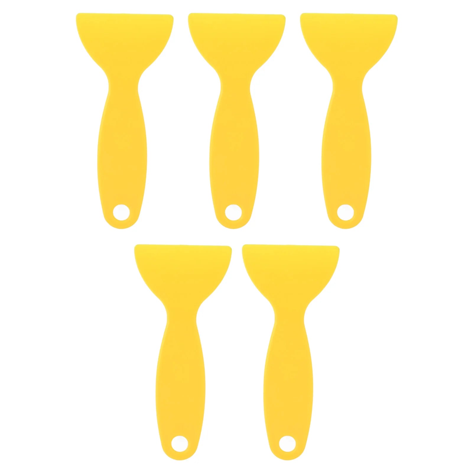 5pcs 3D Printer Spatula Flexible Plastic 3D Printing Resin Removal Scraper for WANHAO D8 for ANYCUBIC for Nova For WANHAO Yellow