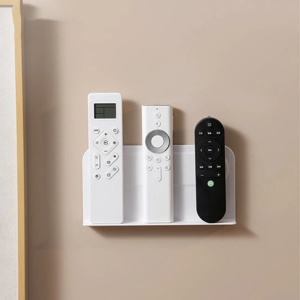 ABS Remote Control Holder Punch-Free Remote Control Magnetic Holder Wall Mount Storage Rack Household Storage Rack