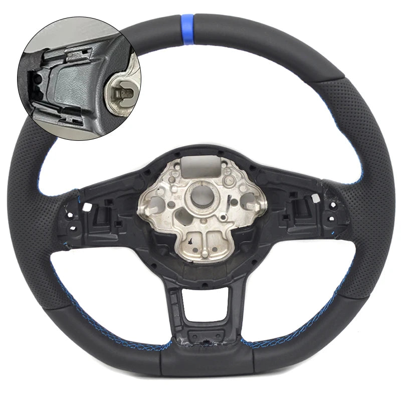 FOR Alcantara Steering Wheel Suitable for VW Golf 7 MK7 R GTI GTE GTD Passat B8 Tiguan MK2 Jetta with Shift Paddles, Car Access