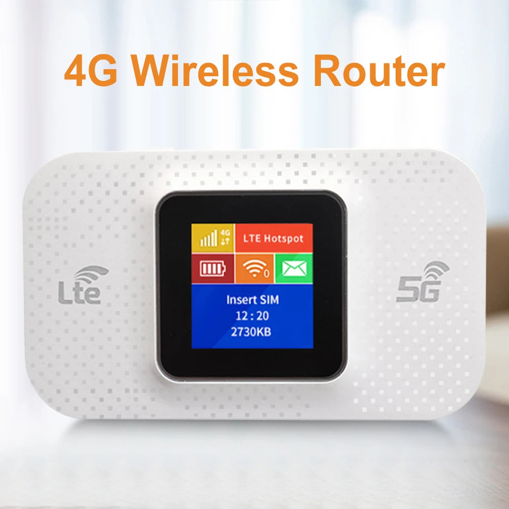 4G Lte WIFI Router Mobile WiFi Router 150Mbps Sim Card Slot 3650mAh for Car 4G Wireless Router for SIM Card Plug & Play