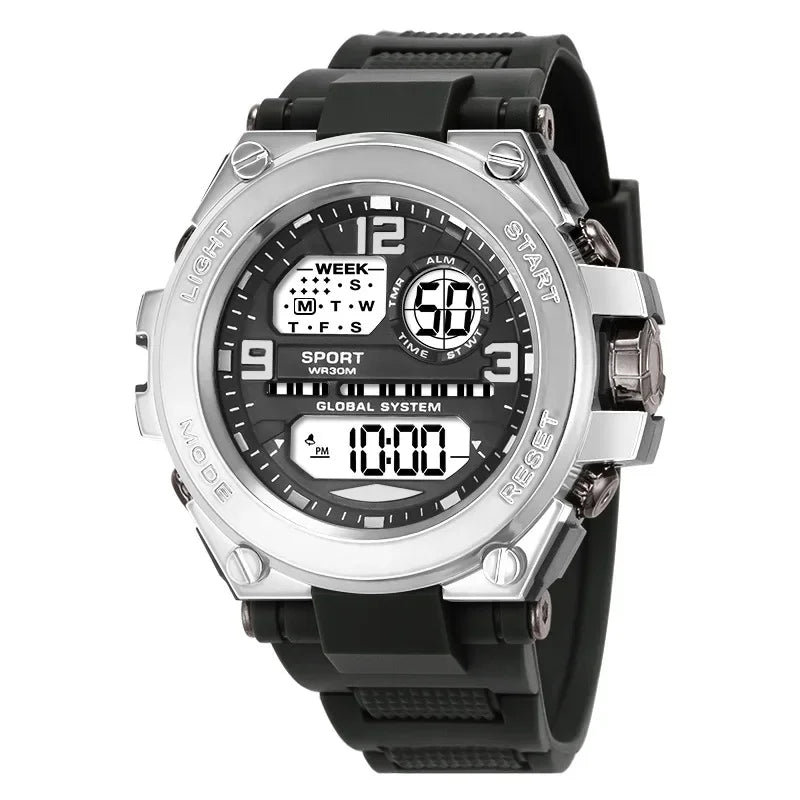 Multifunction Fashion Men's Outdoor Sport Watch Luminous Alarm Clock Men LED Digital Watch Waterproof Electronic Wristwatch